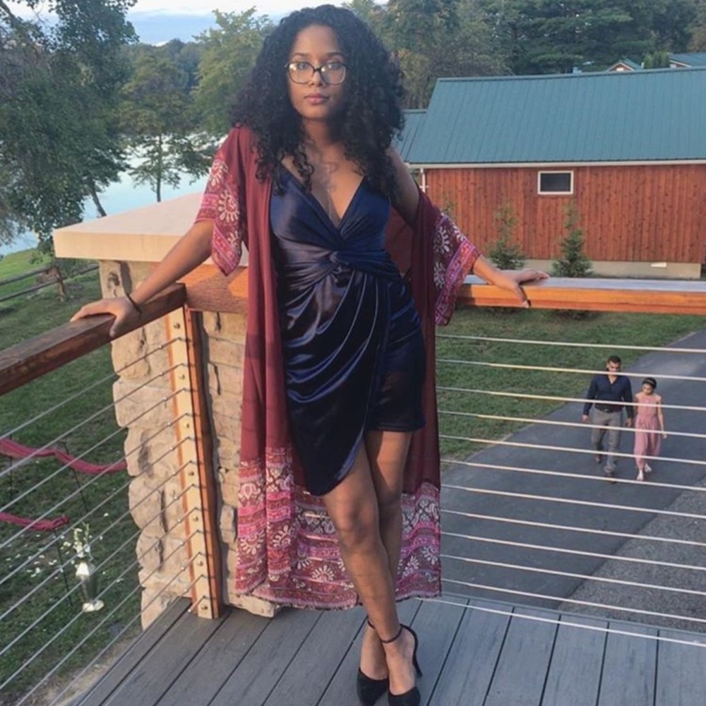 Navy dress